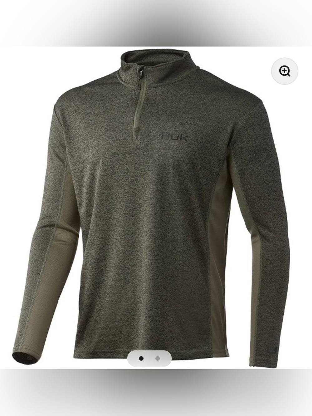 HUK icon x cold front 1/4 zip longsleeve